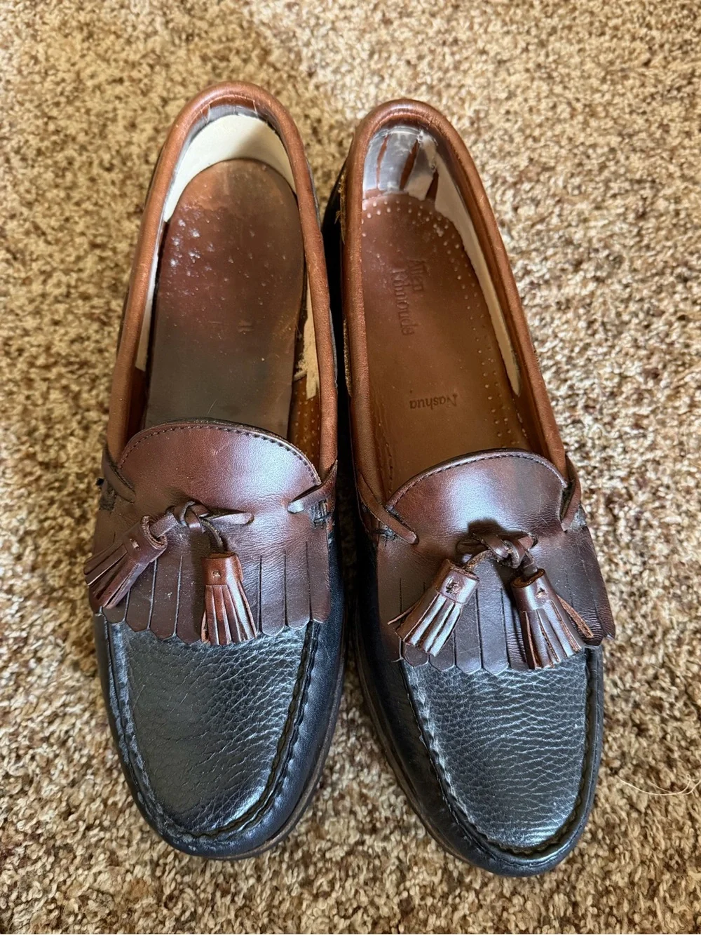 Allen Edmonds Men's Nashua Leather Loafers 11 AAA Preppy Tassel Classic Slip On